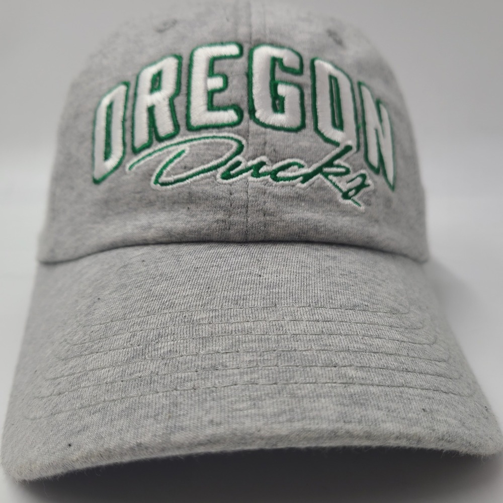 Women Oregon Ducks Hat Adjustable Top of the World Gray Green NCAA University - Picture 2 of 12